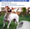 White Automatic Dog Ball Launcher Machine; Automatic Tennis Ball Thrower for Dogs 10.2 x 8.3 x 10.6; ABS Automatic Ball Launcher for Dogs; Pet Ball La